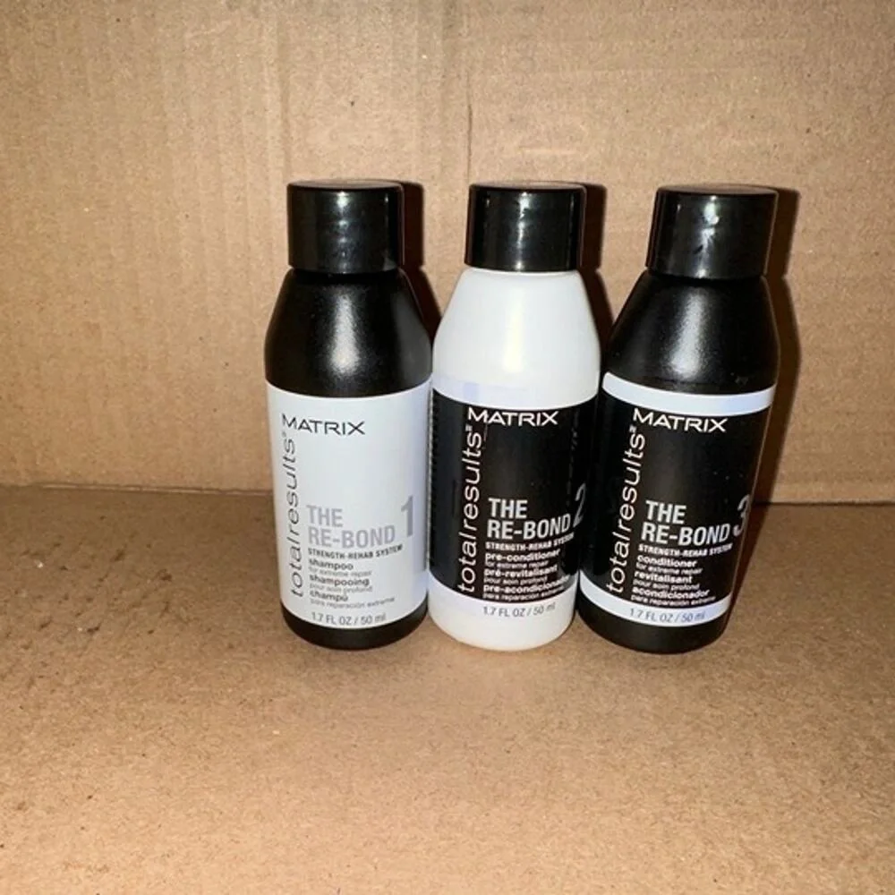 Matrix 3 Step Re-Bond hair care travel size‎ repair bonder bonding
